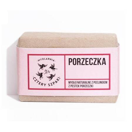 Naturalne mydło peelingujące w kostce Porzeczka 110g