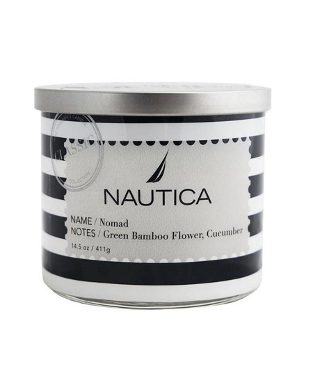 Nautica Candle  Nomad Green Bamboo & Cucumber  411g