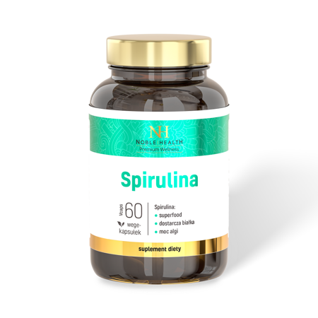 Noble Health Spirulina 60 kapsułek