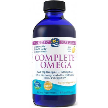 Nordic Naturals Complete Omega 1270 mg 237 ml o smaku cytrynowym