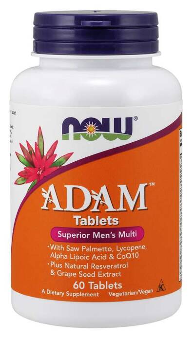 Now Foods Adam multiwitaminy i minerały dla mężczyzn 60 tabletek