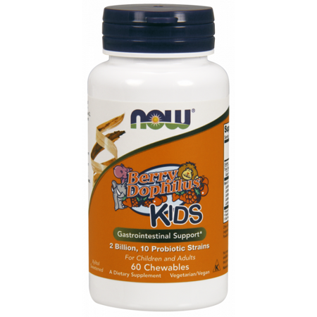 Now Foods BerryDophilus Kids probiotyki dla dzieci 60 tabletek do ssania