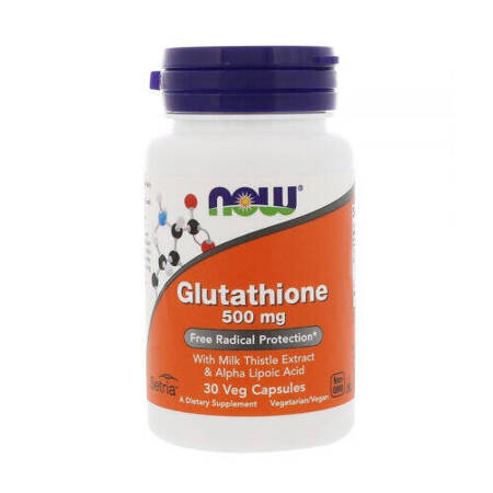 Now Foods Glutation 500 mg, Ostropest 100 mg, ALA 50 mg 30 kapsułek