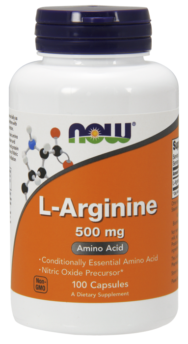 Now Foods L-Arginine 500 mg 100 kapsułek