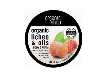 ORGANIC SHOP Organic Lychee & 5 Oils Body Cream 250ml