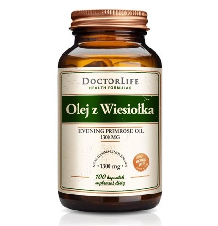 Olej z wiesiołka 1300mg suplement diety 100 kapsułek