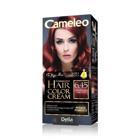 Omega Permanent Hair Color Cream trwale koloryzująca farba do włosów 6.45 Light Mahogany