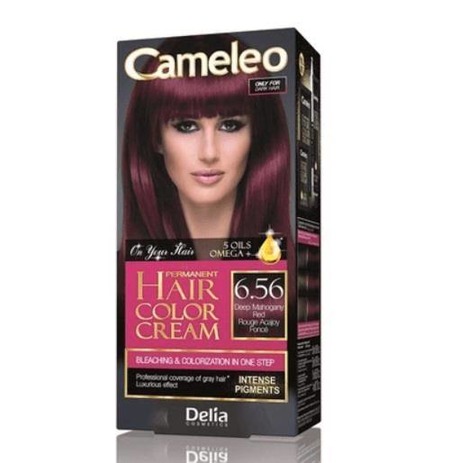 Omega Permanent Hair Color Cream trwale koloryzująca farba do włosów 6.56 Deep Mahogany