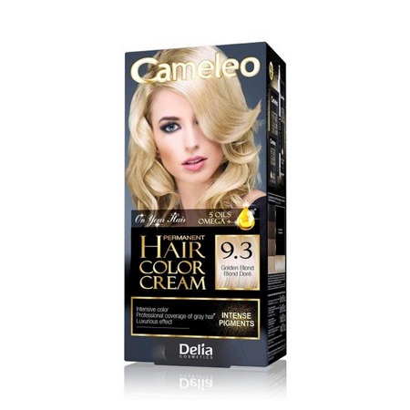 Omega Permanent Hair Color Cream trwale koloryzująca farba do włosów 9.3 Golden Blond