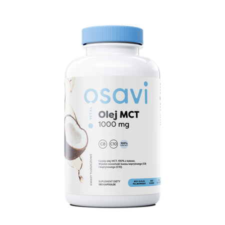 Osavi Olej MCT 1000 mg 180 kapsułek