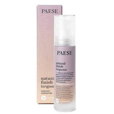 PAESE Nanorevit Natural Finish Longwear Everyday Foundation długotrwały podkład o naturalnym wykończeniu 1.5 Nude 30ml