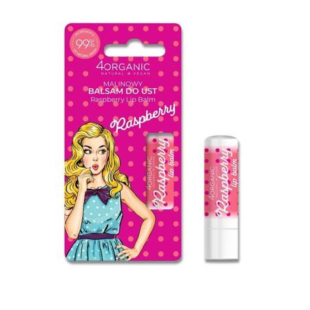 Pin-up Girl naturalny balsam do ust Raspberry 5g