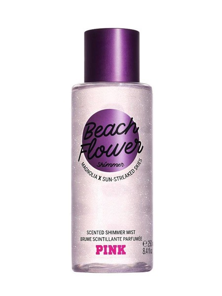 Pink Beach Flower Shimmer mgiełka zapachowa z brokatem 250ml