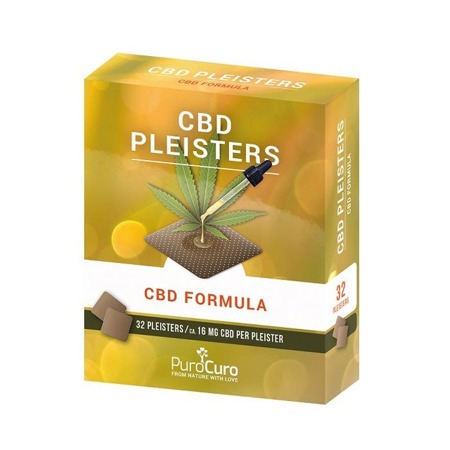 Plastry Puro Curo CBD Formula 32plastry 16mg/ łącznie:512mg CBD