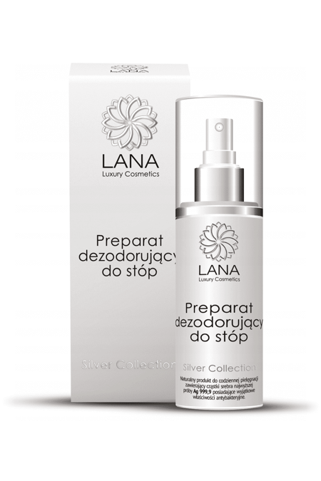 Preparat dezodorujący do stóp Ag 999,9 100 ml Lana Luxury Cosmetics