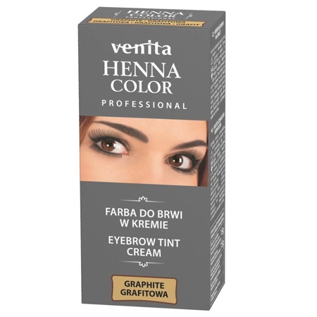 Professional Henna Color farba do brwi w kremie Grafit