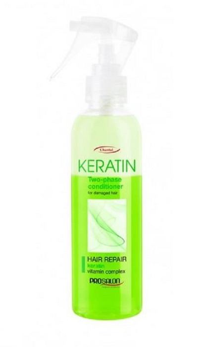 Prosalon Keratin Hair Repair Vitamin Complex Two-Phase Conditioner For Damaged Hair dwufazowa odżywka z keratyną do włosów 200g