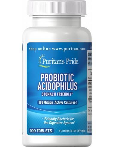 Puritan&#039;s Pride Probiotyk Acidophilus 100 tabletek