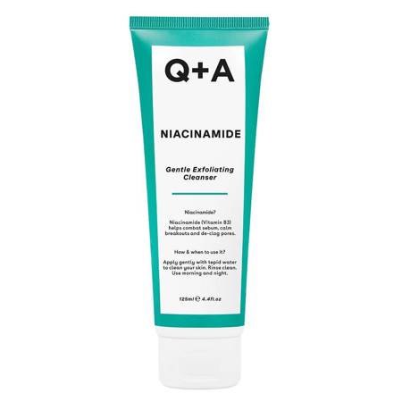 Q+A Niacinamide Gentle Exfoliating Cleanser 125ml