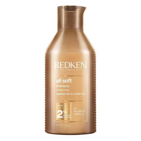 REDKEN All Soft Shampoo nawilżający szampon do włosów suchych i łamliwych 300ml