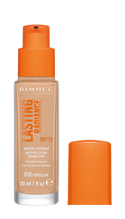 RIMMEL Lasting Radiance Anti-Pollution Foundation 070 Porcelain 30ml