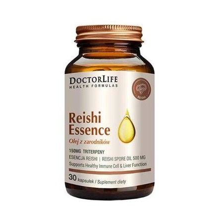 Reishi Essence olej z zarodników suplement diety 30 kapsułek