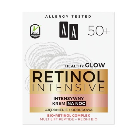 Retinol Intensive 50+ intensywny krem na noc ujędrnienie+odbudowa 50ml