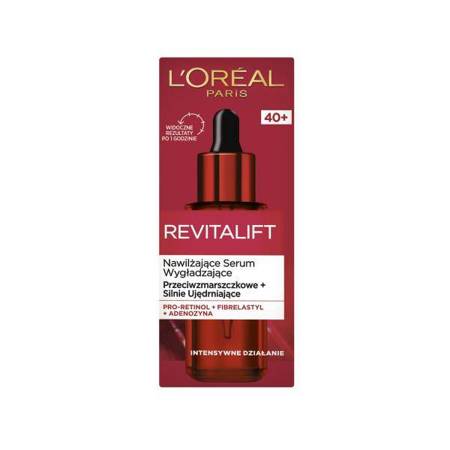 Revitalift 40+ nawilżające serum wygładzające przeciwzmarszczkowe + silnie ujędrniające 30ml