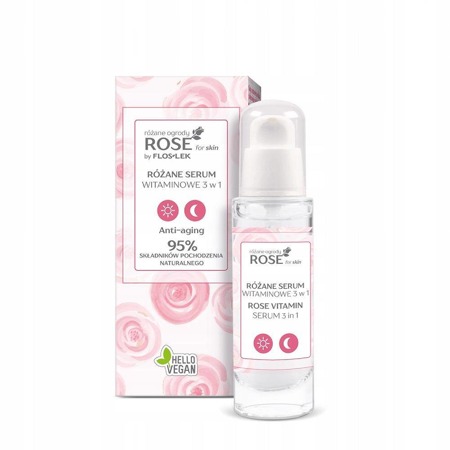 Rose For Skin różane serum witaminowe 3w1 30ml