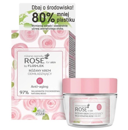 Rose For Skin różany krem odmładzający na dzień 50ml