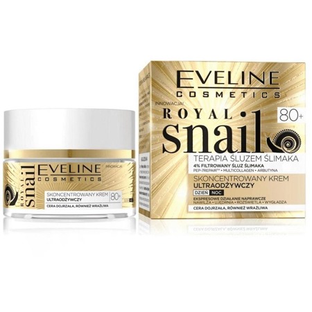 Royal Snail 80+ skoncentrowany krem ultraodżywczy na dzień i na noc 50ml