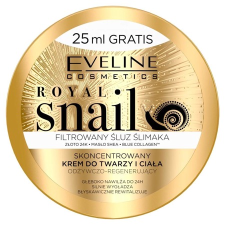 Royal Snail skoncentrowany odżywczo-regenerujący krem do twarzy i ciała 200ml