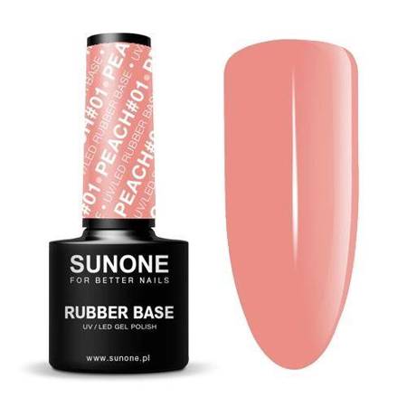 Rubber Base baza kauczukowa 01 Peach 5ml