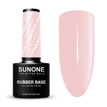 Rubber Base baza kauczukowa Pink 03 5ml