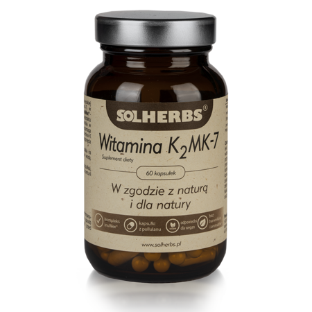 SOLHERBS Witamina K2 MK-7 60 kapsułek