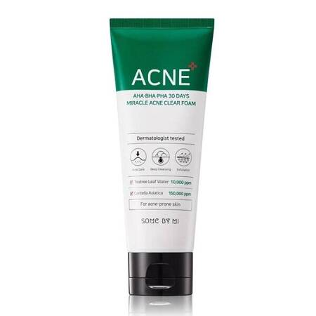 SOME BY MI AHA.BHA.PHA Miracle Acne Clear Foam 100ml