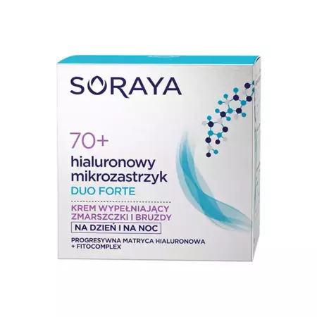 SORAYA Hialuronowy Mikrozastrzyk Duo Forte 70+ 50ml