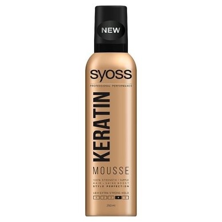 SYOSS Keratin Mousse pianka do włosów Extra Strong 250ml