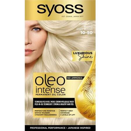 SYOSS Oleo Intense 10-50 Popielaty Blond