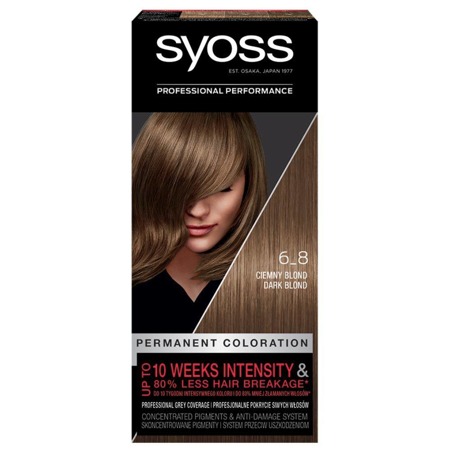 SYOSS Permanent Coloration 6-8 Ciemny Blond