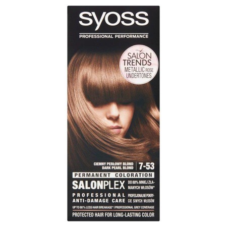 SalonPlex Salon Trends farba do włosów 7-53 Ciemny Perłowy Blond