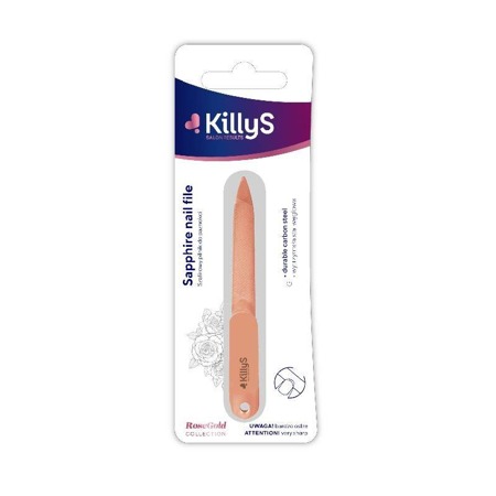 Sapphire Nail File szafirowy pilnik do paznokci Rose Gold