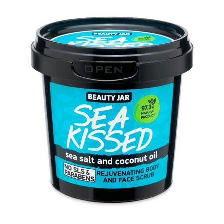 Sea Kissed regenerujący scrub do twarzy i ciała z solą morską i olejem kokosowym 200g