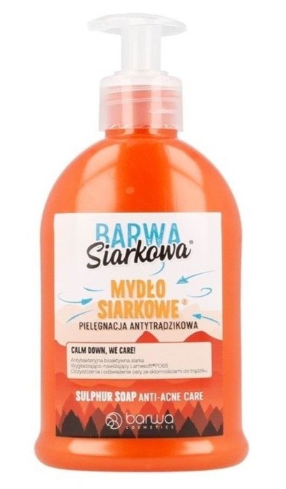 Siarkowa Sulphuric Anti-Acne Soap antytrądzikowe mydło siarkowe 300ml