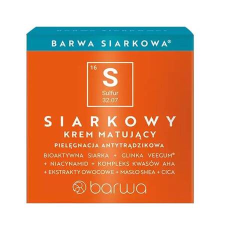 Siarkowy krem matujący 50ml