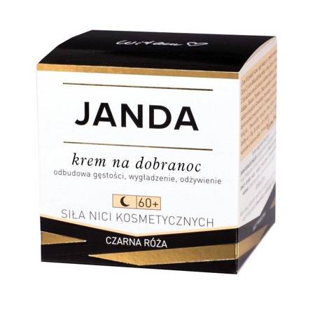 Siła Nici Kosmetycznych odbudowujący krem na dobranoc 60+ Czarna Róża 50ml