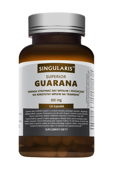 Singularis Superior Guarana 500 mg 120 kapsułek