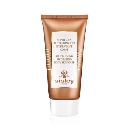 Sisley Self Tanning Hydrating Body Skin Care pielęgnacja samoopalająca do ciała z aksamitną rękawicą do aplikacji 150ml