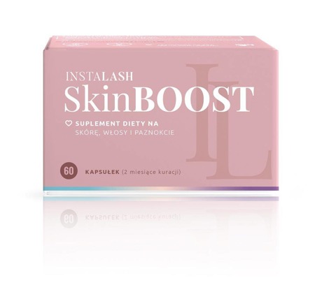 SkinBoost suplement diety na skórę włosy rzęsy i paznokcie 60 kapsułek