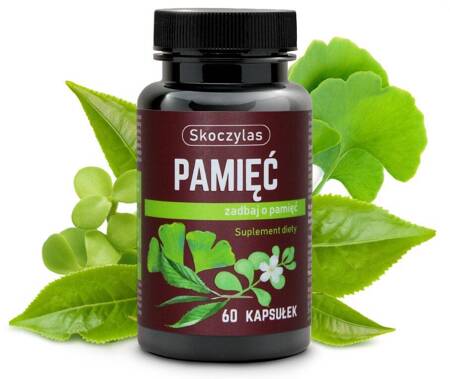 Skoczylas Pamięć (Bacopa Monnieri, Ginkgo Biloba) 60 kapsułek